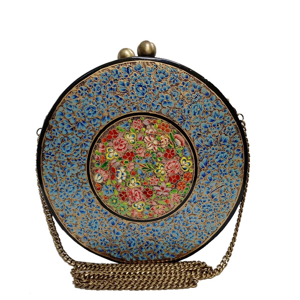 Artistic Paper Mache Clutches & Bags from Kashmir - Boho Chic Collection