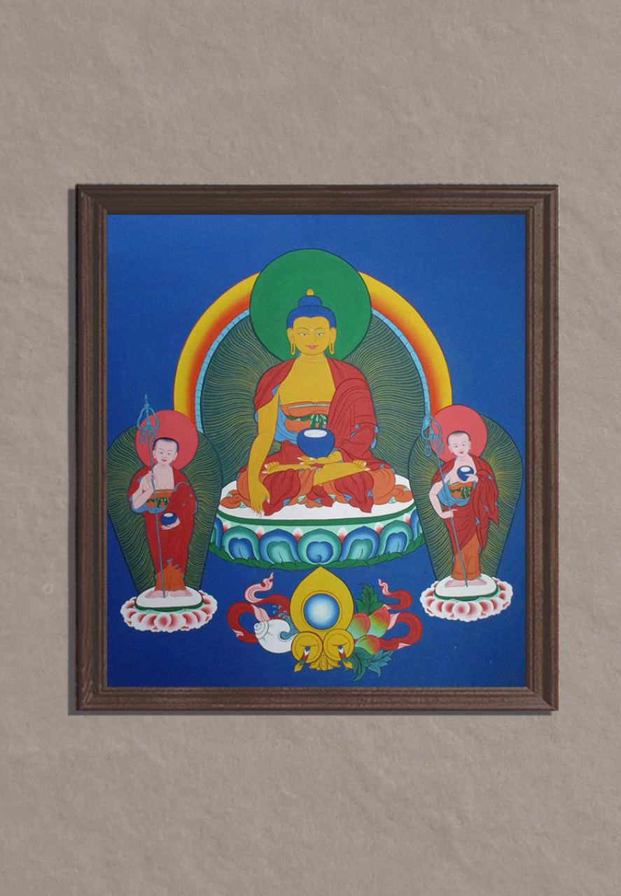 Very fine 1000 Buddha THANGKA from NEPAL! 50x40 cm, Rotgrund-Thangka a lot  of gold! thuvien.quangtri.gov.vn