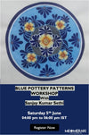 Blue Pottery Artwork by Sanjay kumar sethi