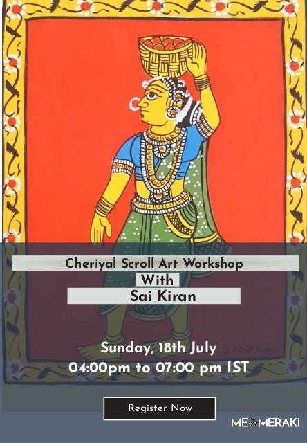Best Cheriyal Scroll Artwork Workshop by Sai kiran