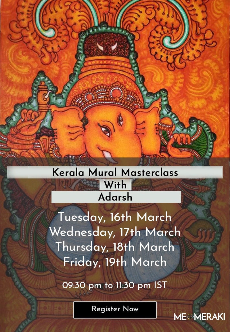 Kerala Mural Art Workshop by Adarsh