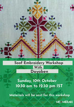 Buy Soof Embroidery Online Workshop