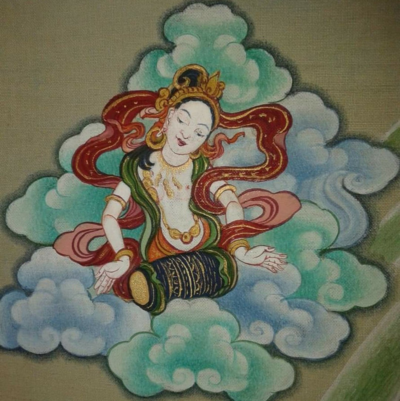 Thangka Painting by Krishna Tashi Palmo