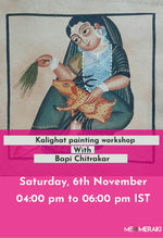 Kalighat artwork with Bapi Chitrakar