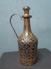 Camel leather Bottle : Sunahari Manovati or Gold Embossing Work From USTA KALA by Javed Hassan-