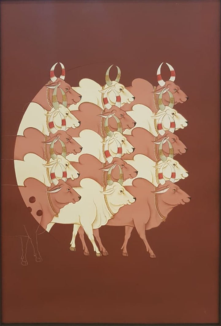Buy Online Cows pichwai Painting