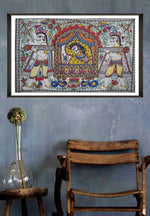 Handpainted Doli Kahar Madhubani Painting