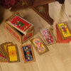 Double Figure Playing Cards, handpainted Ganjifa cards-