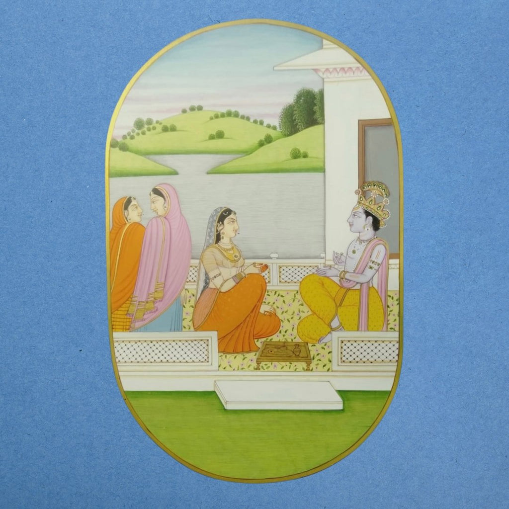 Draupadi & Krishna-