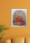 Dream of Squirrel Gond Painting by Rajendra Shyam-