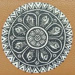 Flower, Pattachitra Tan Wallet-