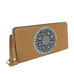 Flower, Pattachitra Tan Wallet-