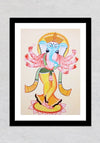 Ganesha Kalighat Painting by Manoranjan Chitrakar