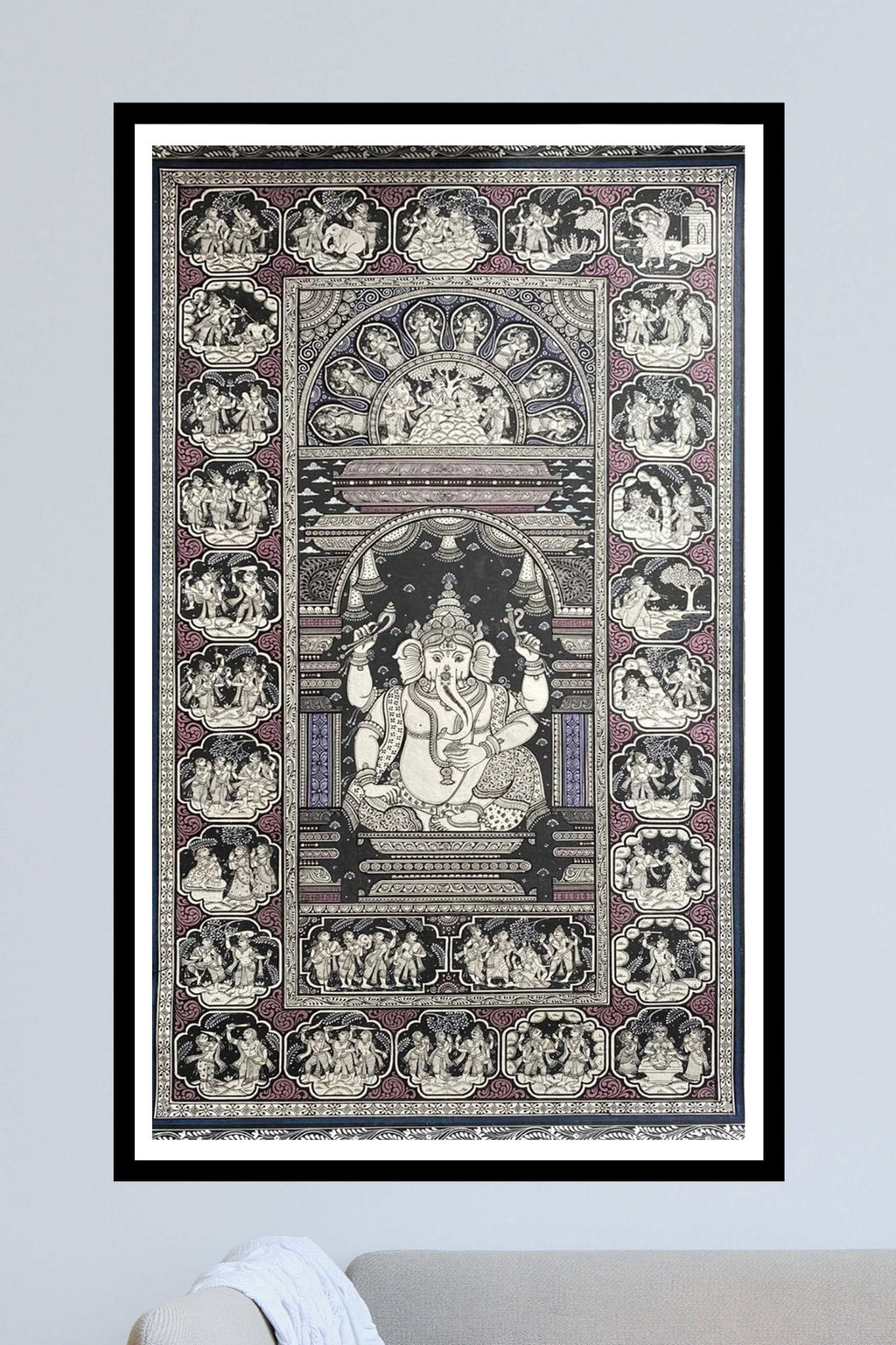 Ganesha Pattachitra Painting