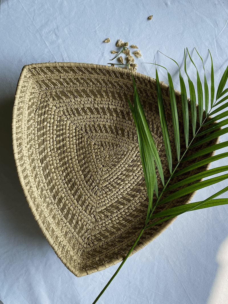 Sabai Handmade Basket (Natural grass colour)