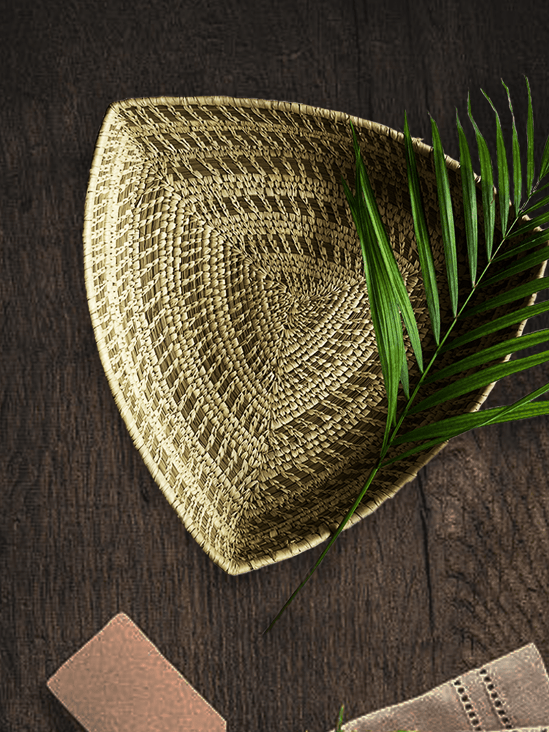 Sabai Handmade Basket (Natural grass colour)