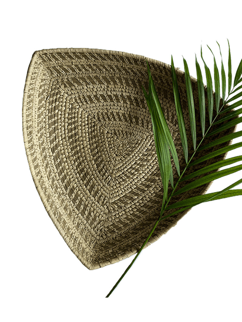 Sabai Handmade Basket (Natural grass colour)