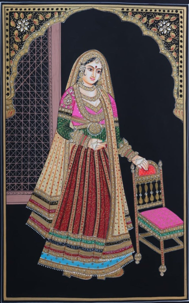 Jodhpuri Pair Miniature Painting