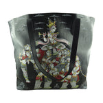 Kandarpa Haathi, BLACK TOTE BAG-Vegan Fabric Laptop Bags/Totes