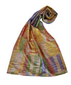 KICH KICH - MULTICOLOR Handwoven SILK STOLE-