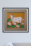 Krishna Cow Art work for Sale