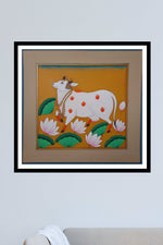Krishna Cow Art work for Sale