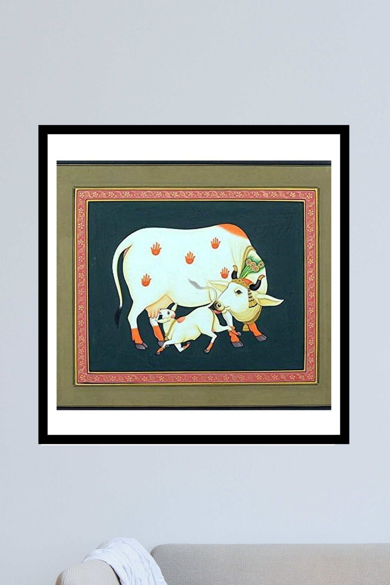 Krishna's cows Art work for Sale