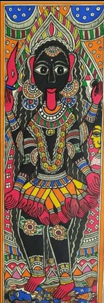 Maa Kali Madhubani Painting by Pratima Bharti