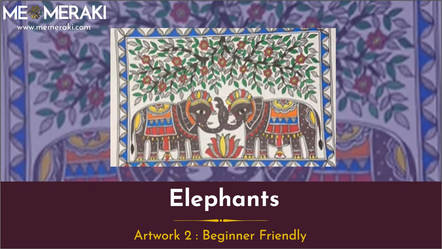 Elephant Madhubani Painting Masterclass