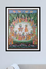 Maha Raas Pichwai Art work for Sale