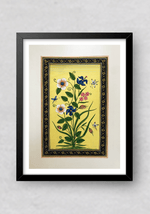 A Botanical Symphony in Miniature Painting by Mohan Prajapati