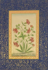 Mughal flower miniature style handmade painting