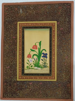 Mughal flowers: Miniature style by Mohan Prajapati-