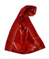 OPTICAL - RED Handwoven SILK STOLE-