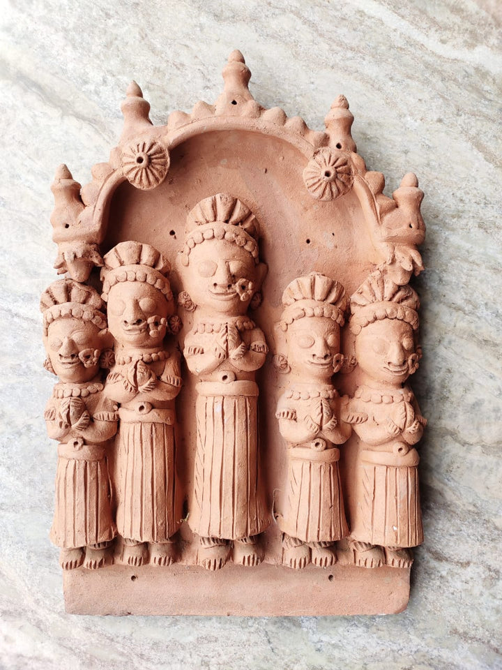 Panch Devi Etvadi Mata: Terracotta Art by Dinesh Molela Thumbnail