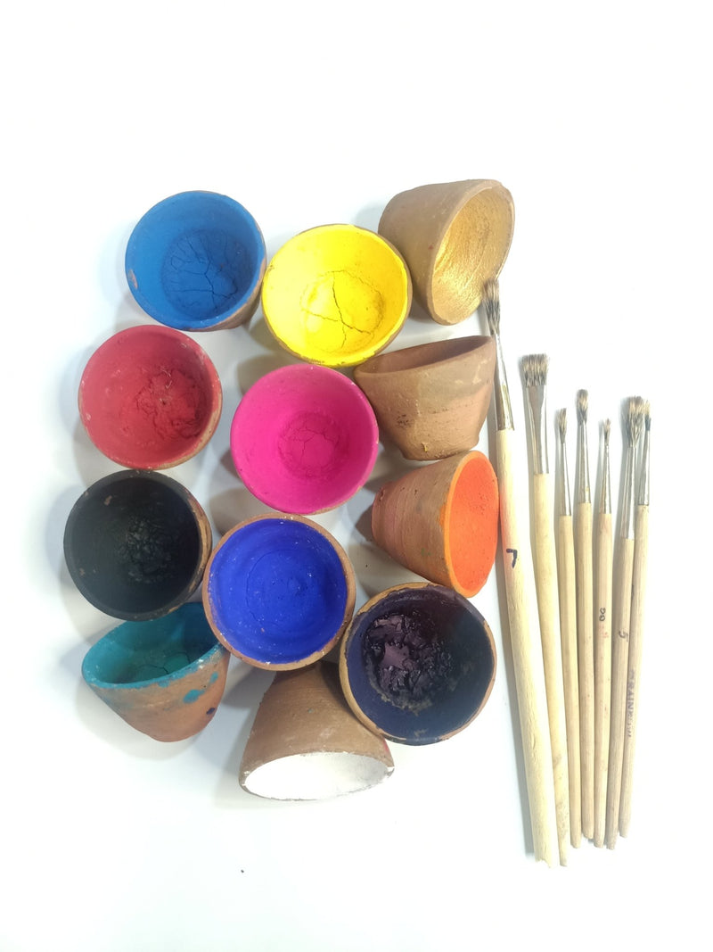 Pichwai Traditional Art Kit for Pichwai Masterclass (12 natural colour set)-
