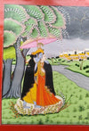Radha Krishna Kangra Artwork For Sale
