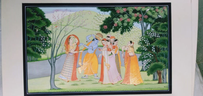 Radha Krishna Painting in Kangra Art 