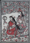 Radha Krishna Madhubani  Painting