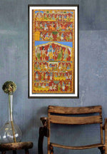 Ramayana cheriyal scroll Artwork