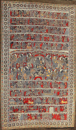 Handpainted Ramayana Kalamkari painting by Sudheer