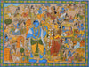 Ramayanam Cheriyal Scroll Painting