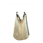 RETURN TO THE ROOT, GOLD SILK CLUTCH-