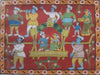 Buy Cheriyal Scroll Painting of Rural Village Life