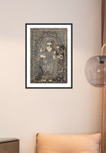 Beautiful Handmade Saraswati Madhubani paintings For sale