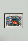 Shiv and Nandi Gond art for sale