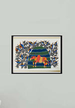 Shiv and Nandi Gond art for sale