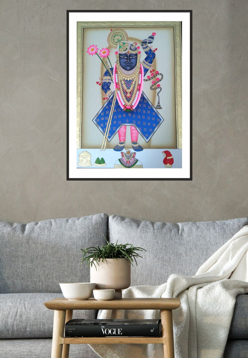 Hndcrafted Shrinathji Pichwai Painting