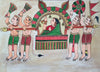 Sita Palkhi Returning from Lanka Chitrakathi Painting