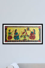 Sita With Dass & Dassi Chitrakathi painting